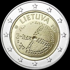 2016 Litwa - Kultura Bałtycka 2 euro